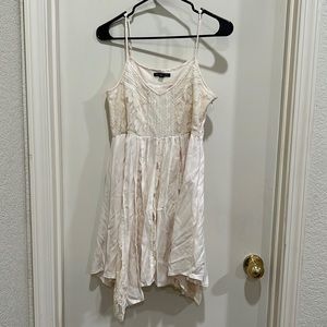 American Eagle Cream Lace Dress